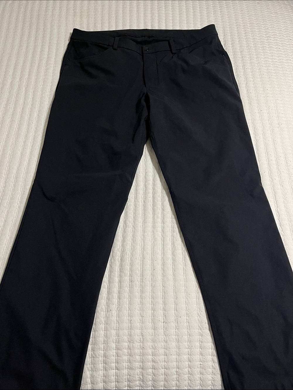 lululemon athletica Men's Black Tailored Dress Pants